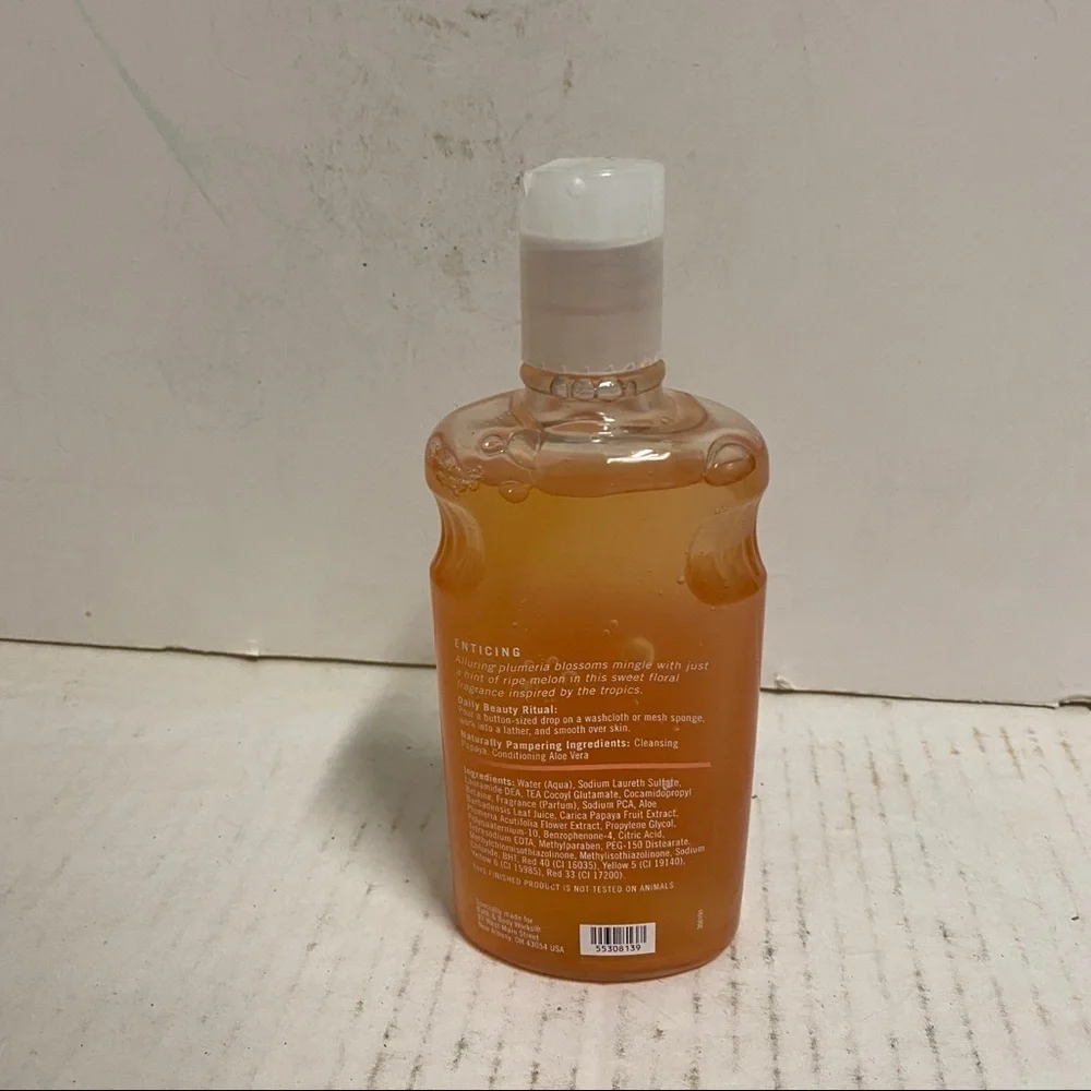Bath & Body Works Pleasures PLUMERIA Shower Gel